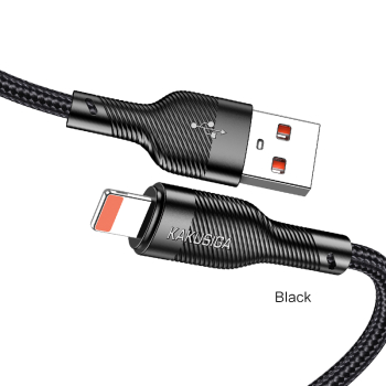 Kabel USB Kakusiga KSC-991 Lightning 1m 3A - Czarny